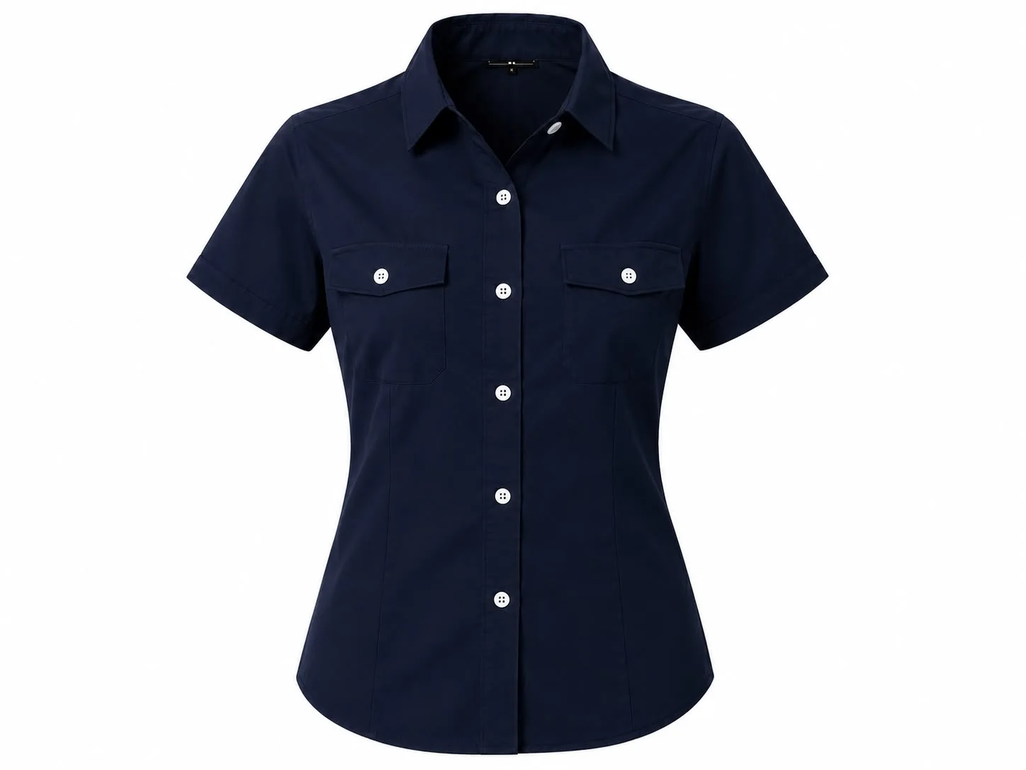 BLUSA ESTILO COLUMBIA MANGA CORTA CON ESPALDA VENTILADA